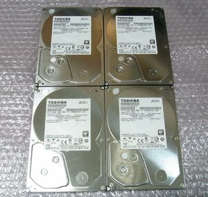 B39146 O-04154 3.5インチ HDD 3TB 4個セット 判定正常