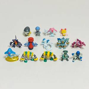 【中古品】TAKARA TOMY ポケモン モンスターコレクション モンコレ 14個セット ルカリオ レジギガス クリア ドラピオン ガブリアス etc.