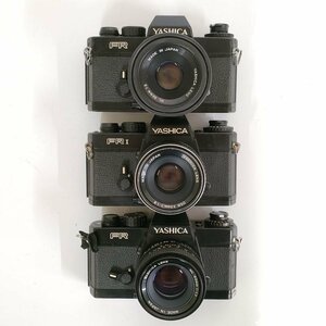 YASHICA FR , FRⅠ + 1.7/50 , 1.9/50 C/Yマウント 他 MF一眼レフ 3点セット まとめ ●ジャンク品 [8777TMC]