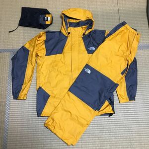 ★中古美品★ノースフェイス　GORE-TEX ゴアテックス　レインウェア メンズ　Ｌサイズ　カラーYG