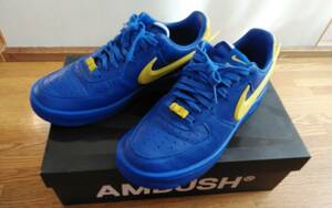 NIKE AIR FORCE 1 Low AMBUSH Game Royal and Vivid Sulfur アンブッシュ エアフォース１ ブルー イエロー 27cm US9 