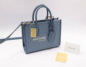 定価77,000円 新品 MICHAEL KORS マイケルコース MIRELLA トップジップショッパー デニム