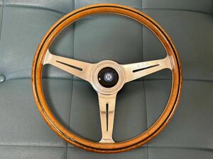 NARDI　ナルディ　クラシック　ウッドステアリング　36パイ　旧車　ローバーミニ　ボス付！