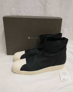 [箱付] adidas RICK OWENS SUPERSTAR ANKLE BOOT アディダス リックオウエンス スーパースター アンクルブーツ 28cm 黒 S82824 店舗受取可