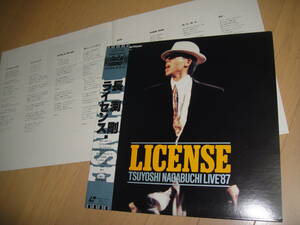 LD 　　　◆ 長淵 剛 ◆　　LICENSE　　　♪ろくなもんじゃねぇ、 乾杯 他