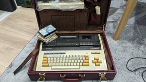 SHARP MZ-700 フルセット 専用トランクケース・説明書・カセットテープ Hu-BASIC S-BASIC