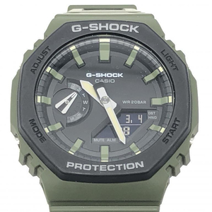 【中古】CASIO G-SHOCK GA-2110SU 腕時計 グリーン カシオ[240010421468]