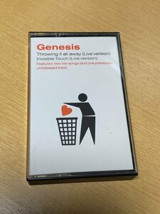 Genesis「 Throwing it all away(Live) / Invisible Touch(Live) 」カセットテープ