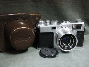 A4393 ニコンS4 レンズ：Ｗ-NIKKOR・C フィルムカメラ 現状品