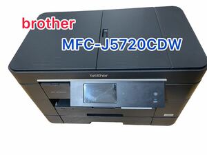 【訳あり動作品】総印刷枚数　6665枚以下　brother MFC-J5720CDW　FAX Ａ3コピー対応　Wi-Fi印刷