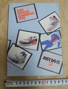 1990 NIKE OFFICIAL HANDBOOK CATALOG vintage shoes wear sneaker air max 