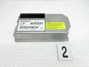 19年 ボルボ XC90 CBA-CB6324AW (2) エアバックコンピューター CPU 0285001654 P30737501 181012 4454