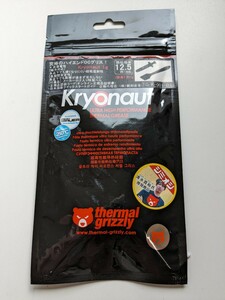 0603u2104◯　Thermal Grizzly ドイツオーバークロック用特別設計高性能熱伝導グリス Kryonaut 1g TG-K-001-RS