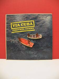 12" LP EX Conjunto Casino Via Cuba 1957インチ RCA Victor Mono プロモ LPM-1530 海外 即決