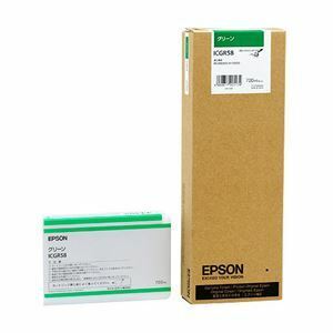 【新品】(まとめ) エプソン EPSON PX-P／K3インクカートリッジ グリーン 700ml ICGR58 1個 【×10セット】