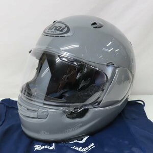 【中古美品】Arai アライ ASTRO GX アストロGX フルフェイスヘルメット Lサイズ グレー バイク 二輪 オートバイ ツーリング 人気