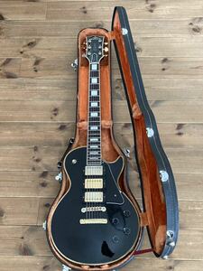 極希少 Fernandes FLC-100Ⅲ BL 1978年製 Les paul custom 3PU 上位Model 純正ハードケース Burny ジャパンビンテージ