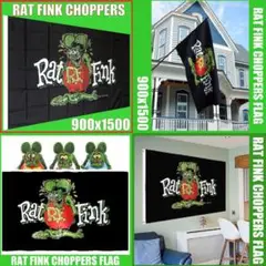 専用　USA雑貨 RAT FINK ラットフィンク フラッグ アメリ雑貨 RFG