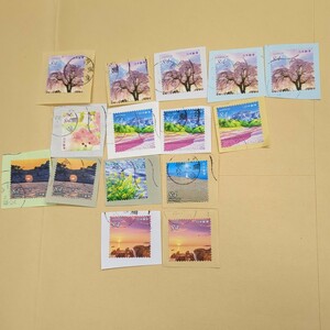 使用済み切手 自然の風景シリーズ第２集 ２０２３年2月２２日発行 ７種類１５枚