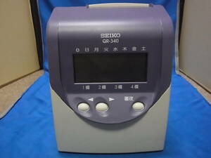 官3 SEIKO セイコー タイムレコーダー QR-340