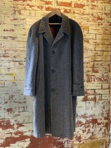 ~50s M.COHN&SONS Harris Tweed CHESTER COAT ヴィンテージ ビンテージ ハリスツイード チェスターコート ウールコート 40s 送料無料