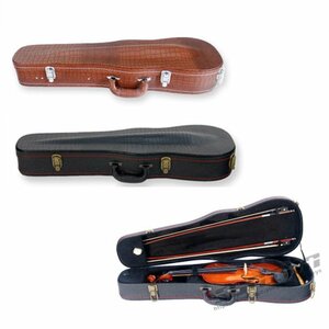 VIOLIN CASE バイオリンケース 楽器 管楽器 強化ABS樹脂製 軽量 堅牢 ケース クッション付き 3WAY リュック