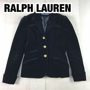 RALPH LAUREN ラルフローレン ジャケット 7 ブラック 刻印ボタン