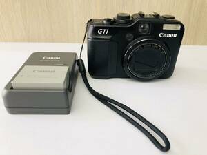 Canon/キャノン/G11/POWER SHOT/パワーショット/コンパクトデジタルカメラ/デジカメ/充電器 バッテリー付/動作品/現状品