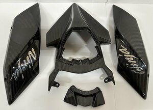 【ジャンク品】【中古品】A-TECH　シートカウル　３点セット　綾織ドライカーボン　KAWASAKI　Ninja　H2/H2R（2015～2021）