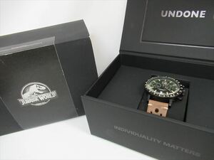 1円★中古品【UNDONE 】アンダーン ジュラシックワールド 腕時計 稼働品 クオーツ 