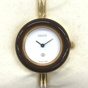 GUCCI　グッチ　チェンジベゼル　1100-L　クォーツ　腕時計【CDAX6001】