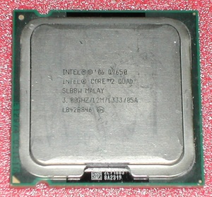 ジャンクCPU　Core2 Quad Q9650　LGA775 SLB8W