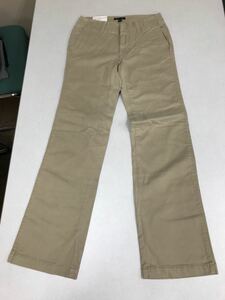 ◆ＧＡＰ◆新品◆ギャップ◆サンドベージュ◆GAPサイズ0/24◆ＸＳ◆ストレート◆Ｂ