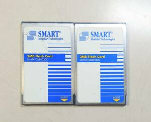 KN4782 【ジャンク品】 SMART 2MB Flash CARD SM9FA1028IP320C 2枚セット