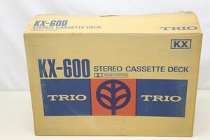 未使用保管品 TRIO トリオ KX-600 カセットデッキ (D3346)