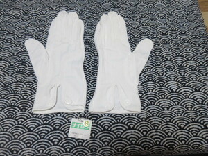 【Mサイズ】白手袋　ナイロン１００％　レトロ