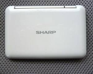 87)SHARP カラ－電子辞書　 Brain PW-AC110 （W)のきれいなお得意品です。