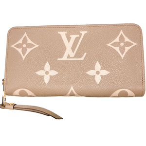 ルイ・ヴィトン LOUIS VUITTON ジッピーウォレット M69794 トゥルトレールクレーム モノグラムアンプラント 長財布 レディース 中古