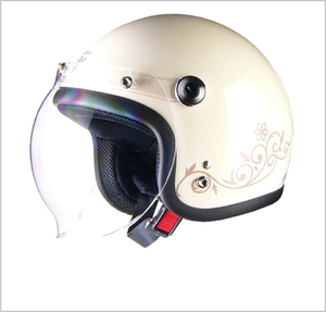 【リード工業】 Street Alice QP-2 スモールロー ジェットヘルメット アイボリー