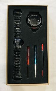 G-SHOCK用 カスタムベゼル ステンレス製 CASIO カシオ ベゼル ブラック ベルト 交換用セット Gショック バンド 腕時計 