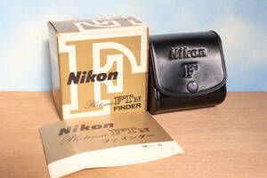 ※美品　空き箱＆革ケースのみ　　Nikon　FTNファインダー用　ニコン　送料350円