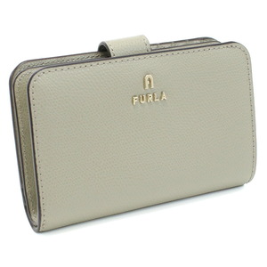 【新品・未使用】フルラ FURLA CAMELIA ２つ折り財布 小銭入付き ブランド WP00314 ARE000 M7Y00 MARMO グレー系 レディース