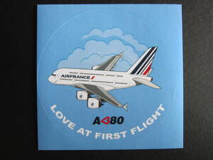 エールフランス■A380 LOVE AT FIRST FLIGHT■ステッカー