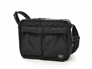 KM557●中古品●吉田カバン PORTER ポーター　ショルダーバッグ　黒