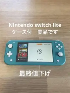 Nintendo switch lite 本体　ELECOMケース付き