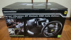 未開封　Ferrari Vibration GT Cockpit 458 Italia Edition for Xbox 360　ハンコン