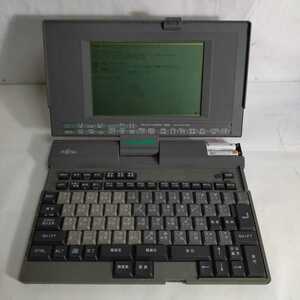 Fujitsu/富士通　FM-NOTE Book FMR-CARD FMR-NBC1B　MS-DOS　親指シフトキーボード 