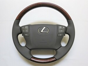 新品! LX570 LX レクサス 純正 パドル! ウッド ステアリング ハンドル エアバック LS ランクル ハイエース プリウス 管理番号（W-1865）