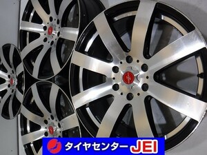 20インチ ハイエース 8J +30 139.7 FABULOUS（ファブレス） 中古アルミホイール【4本】送料無料(AA20-0507）