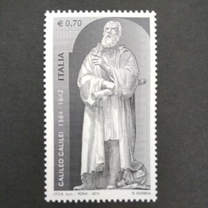 イタリア切手　ガリレオ・ガリレイ誕生450年